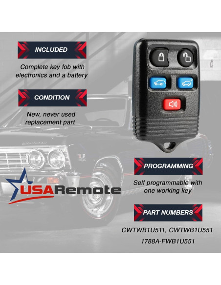 Control Remoto USARemote para Ford Expedition 2003-2010