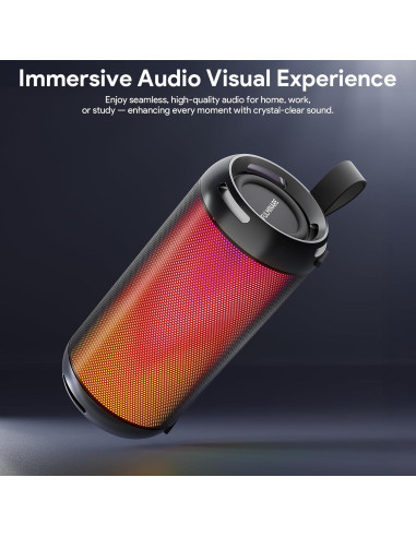 Altavoz Bluetooth FULMINARE HS12 26W Impermeable 16H Negro