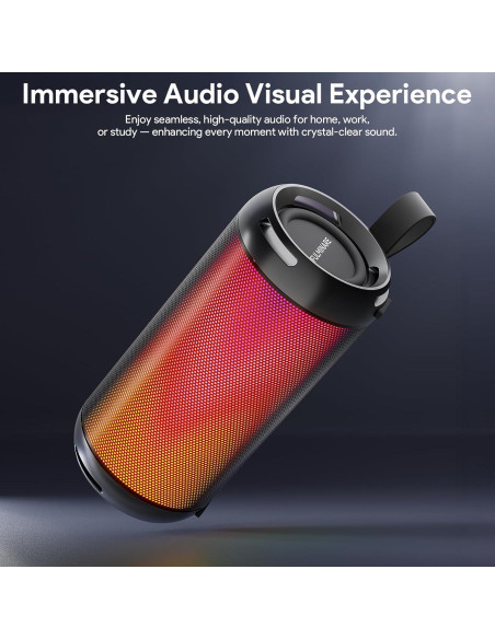 Altavoz Bluetooth FULMINARE HS12 26W Impermeable 16H Negro