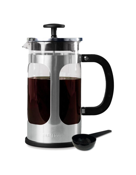 Cafetera Prensa Francesa Farberware Acero Inoxidable 8 Tazas