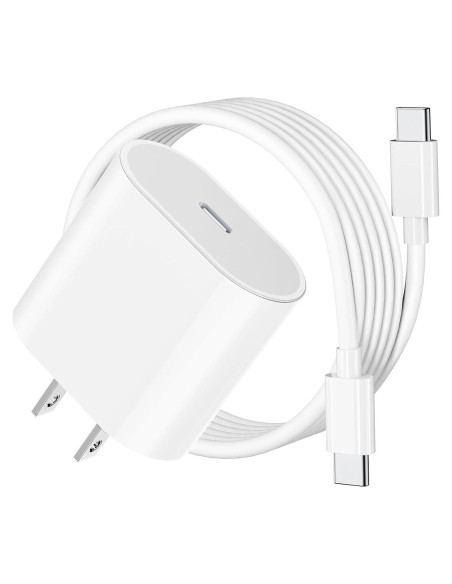 Cargador Rápido USB C 20W para iPad Pro y Air con Cable 2m