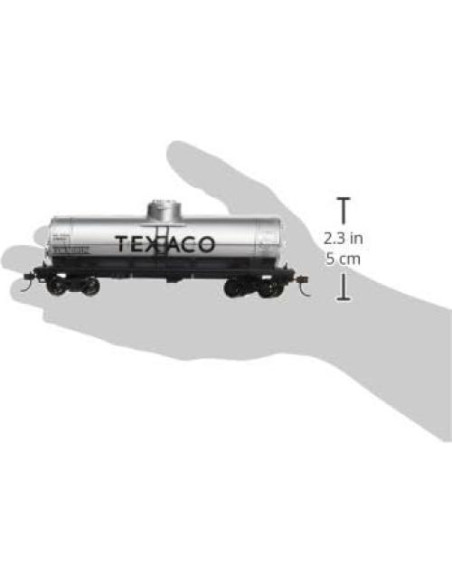Carro de tanque Texaco Bachmann 40' Escala HO Ruedas Metal