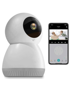 Cámara de Seguridad WiFi ORANZI 360 con Audio y APP