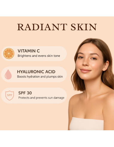 Crema Hidratante Facial Bellkah SPF 30 - Antiarrugas 30ml