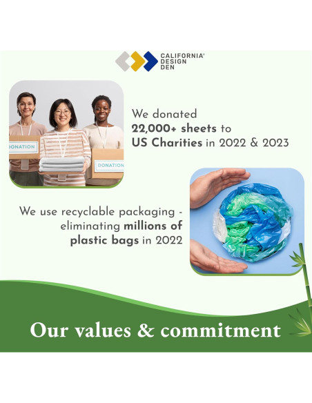 Conjunto de Sábanas Queen California Design Den Rayón Bambú - Blanco