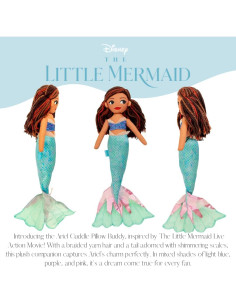 Peluche Cuddle Pillow Ariel Disney 53 cm Suave para Niños 2