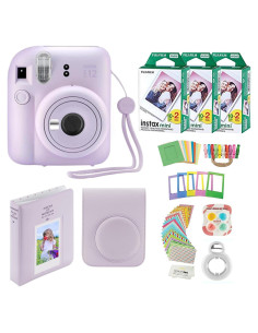 Cámara Instantánea Fujifilm Instax Mini 12 Púrpura + 60 Fotos