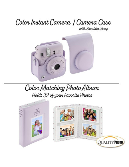 Cámara Instantánea Fujifilm Instax Mini 12 Púrpura + 60 Fotos