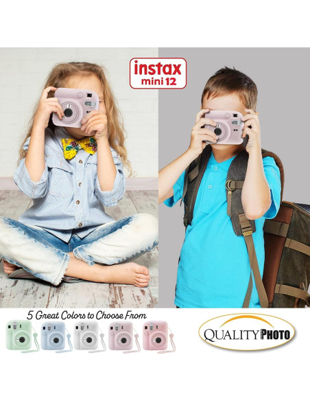 Cámara Instantánea Fujifilm Instax Mini 12 Púrpura + 60 Fotos