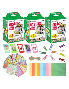 Fujifilm Instax Mini Película Instantánea 60 Hojas + Accesorios