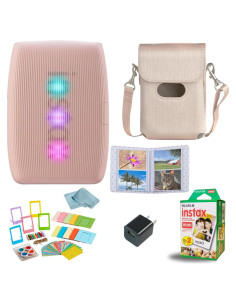 Fujifilm INSTAX Mini Link 3 Impresora Bluetooth Rosa Claro + 20 Hojas