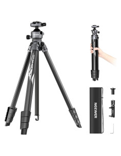 Trípode de Viaje NEEWER LT07 Aluminio 61" Cabezal de Bola