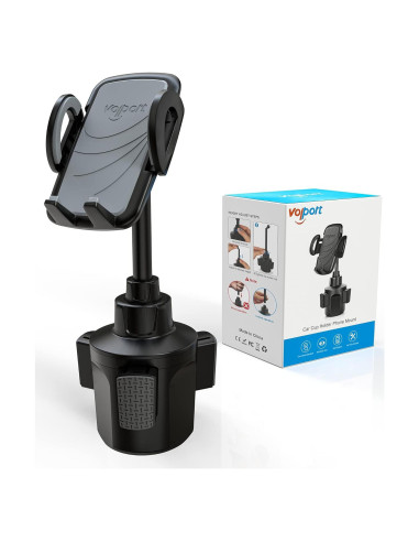 Soporte para Teléfono en Portavasos Volport, Ajustable 360