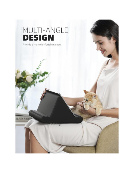 Soporte de almohada para tablet Lamicall - 4 ángulos ajustables
