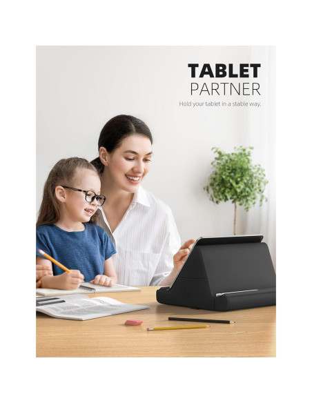 Soporte de almohada para tablet Lamicall - 4 ángulos ajustables