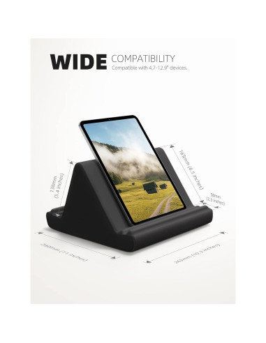 Soporte de almohada para tablet Lamicall - 4 ángulos ajustables