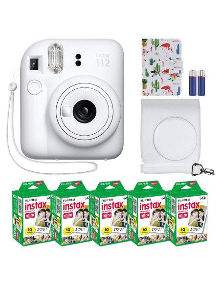 Cámara Instantánea Fujifilm Instax Mini 12 + Accesorios + 50 Hojas