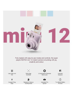 Cámara Instantánea Fujifilm Instax Mini 12 + Accesorios + 50 Hojas 2