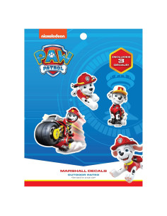 Calcomanías Paw Patrol Marshall - Set de 3 Vinilo Decorativo