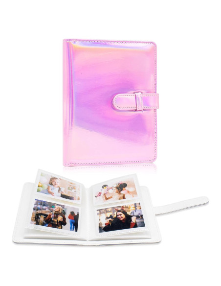 Álbum de Fotos 64 Bolsillos Hearoo Rosa Mágico 12x16 cm