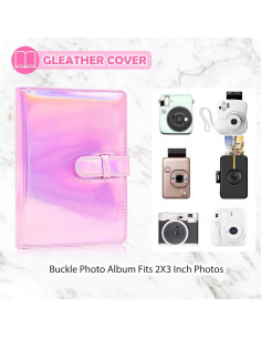 Álbum de Fotos 64 Bolsillos Hearoo Rosa Mágico 12x16 cm 2