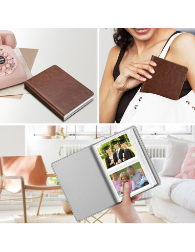 Álbum de fotos Fintie para Instax Wide y Polaroid - 64 bolsillos