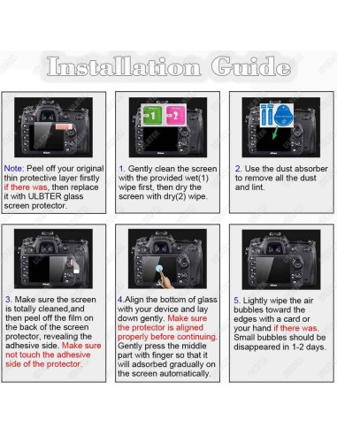 Protector de Pantalla Vidrio Templado 9H para Fujifilm Instax Mini EVO