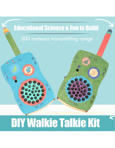 Kit de Walkie Talkies DIY Annisoka para Niños 6-14 Años