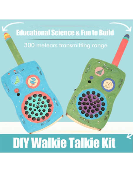 Kit de Walkie Talkies DIY Annisoka para Niños 6-14 Años