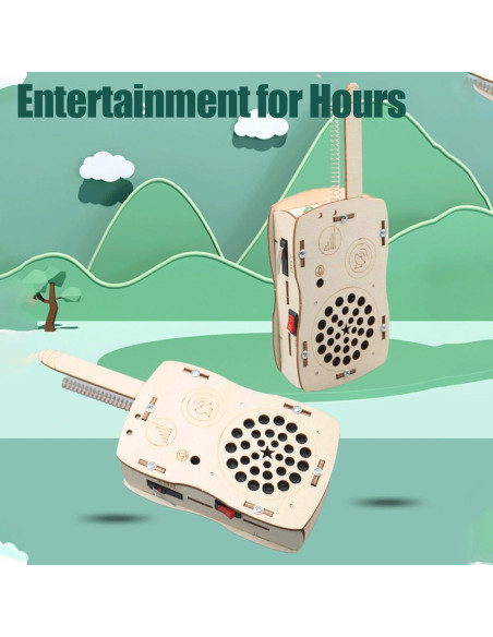 Kit de Walkie Talkies DIY Annisoka para Niños 6-14 Años