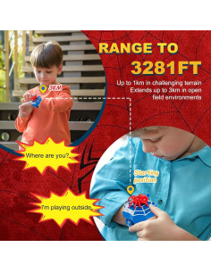 Walkie Talkies Araña AZYFEI - 1 km Alcance, 3 Canales 2