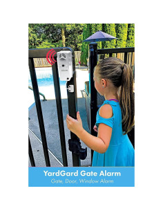 Alarma de Puerta YardGard 2 Unidades 120 dB Resistente al Agua 2