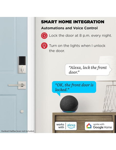 Cerradura Inteligente Kwikset Halo Touch Wi-Fi con Huella Cerradura Inteligente Kwikset Halo Touch Wi-Fi con Huella