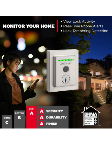 Cerradura Inteligente Kwikset Halo Touch Wi-Fi con Huella