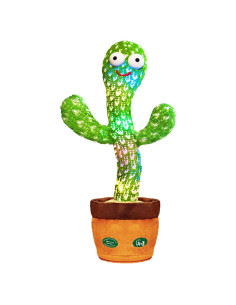 Juguete Cactus Hablante Keculf con LED y 120 Canciones