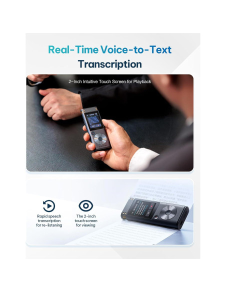 Grabadora de Voz Digital iFLYTEK con Transcripción AI 100g