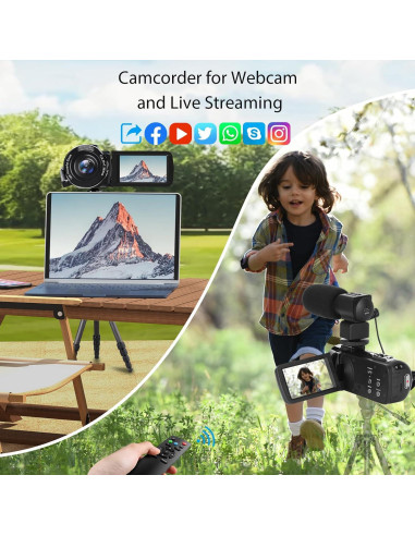 Cámara de Video MURAUX HDV01-8K 48MP 15FPS Zoom 18X