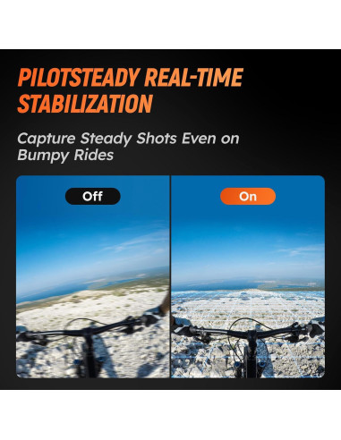 Cámara de Acción Mentech PanoX V3 8K 360 Impermeable