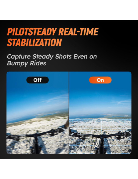 Cámara de Acción Mentech PanoX V3 8K 360 Impermeable