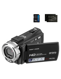 Cámara de Video ORDRO HDV-V12 1080P con Visión Nocturna