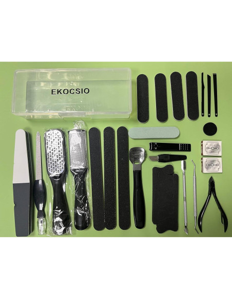 Kit de Pedicura 36 en 1 EKOCSIO con Herramientas Profesionales