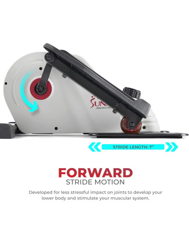 Ejercitador Elíptico Bajo Escritorio Sunny Health SF-E3872 Magnético