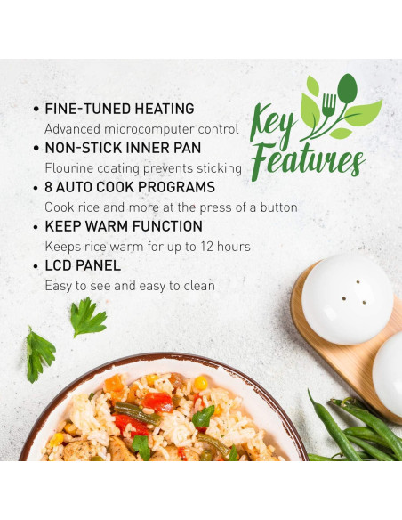 Olla Arrocera Panasonic SR-ZC075K 4 Tazas Anti-Adherente