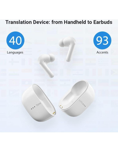 Auriculares Traductores Timekettle M3 40 Idiomas Bluetooth