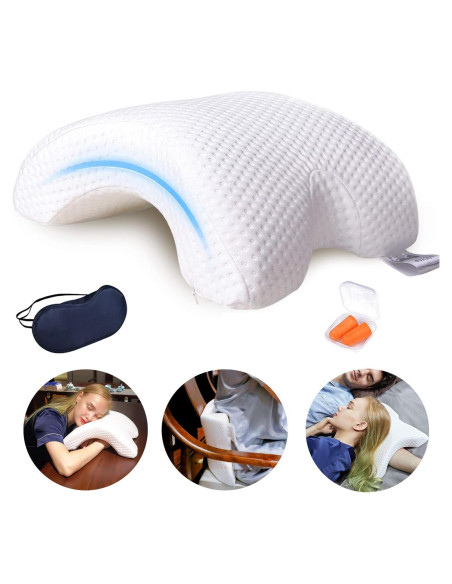 Almohada de Abrazo ALEVMOOM con Espuma de Memoria 38x36cm Almohada de Abrazo ALEVMOOM con Espuma de Memoria 38x36cm