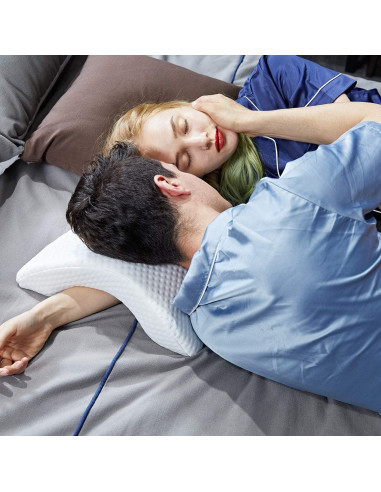 Almohada de Abrazo ALEVMOOM con Espuma de Memoria 38x36cm