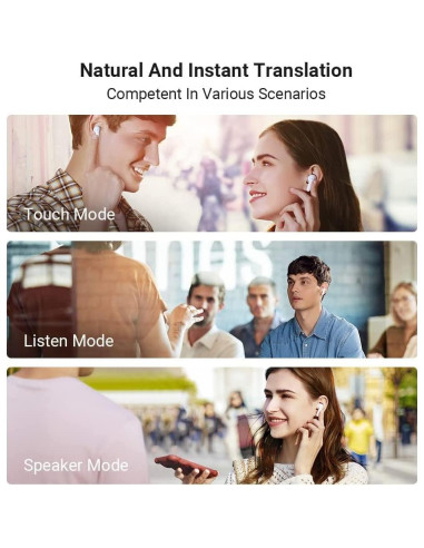 Auriculares Traductores Timekettle M3 40 Idiomas Bluetooth