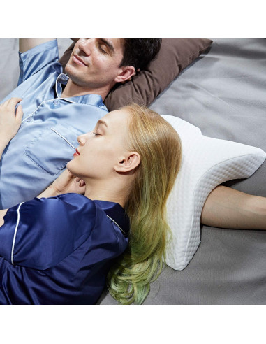 Almohada de Abrazo ALEVMOOM con Espuma de Memoria 38x36cm