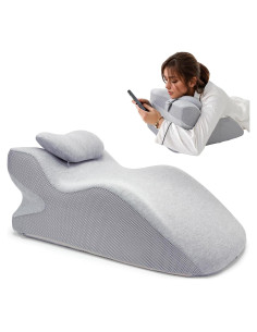 Cojín Triangular Ergonomico Genérico 55x36cm Espuma Viscoelástica