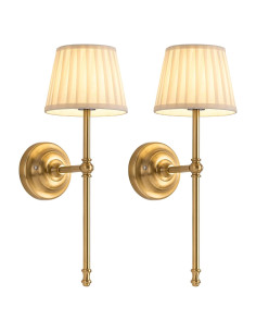 Aplique de Pared Inalámbrico KDG LED 5200mAh 2 Piezas Dorado